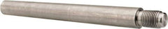 Value Collection - Size 9, 0.589" Large End Diam, Passivated Stainless Steel 1/2-20 Threaded Taper Pin - Grade 303, 18-8, 5 Pin Length - Industrial Tool & Supply