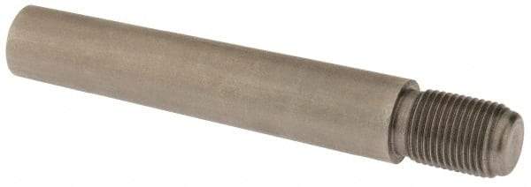 Value Collection - Size 10, 0.704" Large End Diam, Passivated Stainless Steel 5/8-18 Threaded Taper Pin - Grade 303, 18-8, 3-1/2 Pin Length - Industrial Tool & Supply