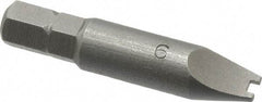 Value Collection - #6 Spanner Screwdriver Bit - 1-1/2" OAL - Industrial Tool & Supply