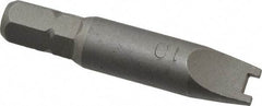 Value Collection - #10 Spanner Screwdriver Bit - 1-1/2" OAL - Industrial Tool & Supply