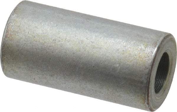 Electro Hardware - 0.257" ID x 1/2" OD, 1/4 Screw, Grade 2 Steel Female Unthreaded Circuit Board Spacer - Round Body, Zinc-Plated Finish, 1" OAL - Industrial Tool & Supply