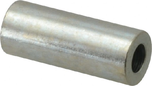 Electro Hardware - #6 Screw 1-3/8" OAL 0.14" ID x 3/8" OD Round Steel Circuit Board Spacers - Industrial Tool & Supply