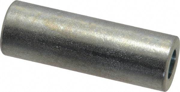 Electro Hardware - 0.257" ID x 1/2" OD, 1/4 Screw, Grade 2 Steel Female Unthreaded Circuit Board Spacer - Round Body, Zinc-Plated Finish, 1-1/2" OAL - Industrial Tool & Supply