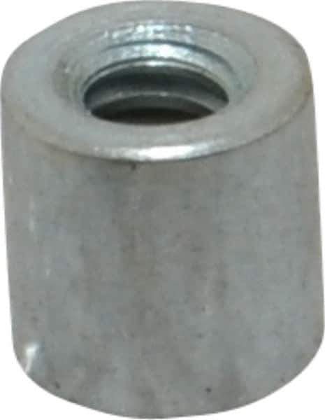 Electro Hardware - #6-32, 1/4" OAL, Steel Round Fully Threaded Female Circuit Board Standoffs - 1" Thread Depth, 1/4" Body Length, Zinc-Plated Clear Chromate Finish - Industrial Tool & Supply