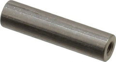Electro Hardware - #4-40, 1" OAL, Stainless Steel Round Fully Threaded Female Circuit Board Standoffs - 1/2" Thread Depth, 1" Body Length, Bright Finish - Industrial Tool & Supply