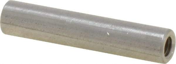 Electro Hardware - #8-32, 1-1/4" OAL, Stainless Steel Round Fully Threaded Female Circuit Board Standoffs - 1" Thread Depth, 1-1/4" Body Length, Bright Finish - Industrial Tool & Supply