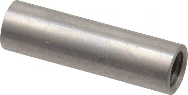 Electro Hardware - #10-32, 7/8" OAL, Stainless Steel Round Fully Threaded Female Circuit Board Standoffs - 1" Thread Depth, 7/8" Body Length, Bright Finish - Industrial Tool & Supply