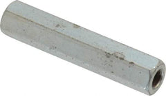 Electro Hardware - #6-32, 1-1/4" OAL, 1/4" Across Flats, Steel Hex Female Circuit Board Standoffs - 1-1/4" Body Length, Zinc-Plated Clear Chromate Finish - Industrial Tool & Supply