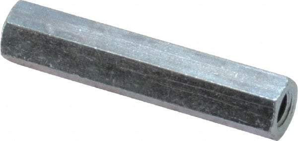 Electro Hardware - #8-32, 1-1/4" OAL, 1/4" Across Flats, Steel Hex Female Circuit Board Standoffs - 1-1/4" Body Length, Zinc-Plated Finish - Industrial Tool & Supply