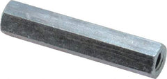 Electro Hardware - #8-32, 1-1/4" OAL, 1/4" Across Flats, Steel Hex Female Circuit Board Standoffs - 1-1/4" Body Length, Zinc-Plated Finish - Industrial Tool & Supply