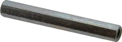 Electro Hardware - #10-32, 2" OAL, 1/4" Across Flats, Steel Hex Female Circuit Board Standoffs - 2" Body Length, Zinc-Plated Clear Chromate Finish - Industrial Tool & Supply