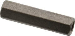 Electro Hardware - #10-32, 1" OAL, 1/4" Across Flats, Stainless Steel Hex Female Circuit Board Standoffs - 1" Body Length, Bright Finish - Industrial Tool & Supply