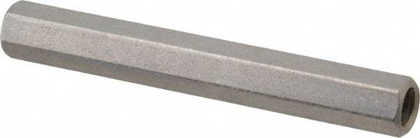 Electro Hardware - #10-32, 2" OAL, 1/4" Across Flats, Stainless Steel Hex Female Circuit Board Standoffs - 2" Body Length, Bright Finish - Industrial Tool & Supply