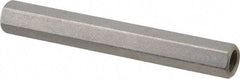 Electro Hardware - #10-32, 2" OAL, 1/4" Across Flats, Stainless Steel Hex Female Circuit Board Standoffs - 2" Body Length, Bright Finish - Industrial Tool & Supply
