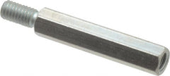 Electro Hardware - #6-32, 3/8" OAL, 1/4" Across Flats, Steel Male/Female Hex Circuit Board Standoff - Industrial Tool & Supply