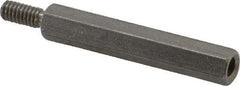 Electro Hardware - #8-32, 1-7/8" OAL, 1/4" Across Flats, Stainless Steel Hex Male/Female Circuit Board Standoffs - 7/16" Thread Depth, 1-1/2" Body Length, Bright Finish - Industrial Tool & Supply
