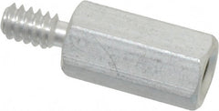 Electro Hardware - #8-32, 1-3/8" OAL, 5/16" Across Flats, Aluminum Male/Female Hex Circuit Board Standoff - Industrial Tool & Supply