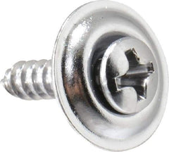 Value Collection - #6 Sems Oval Head Phillips Sheet Metal Screw - Steel, 5/8" OAL, Grade 2 - Industrial Tool & Supply