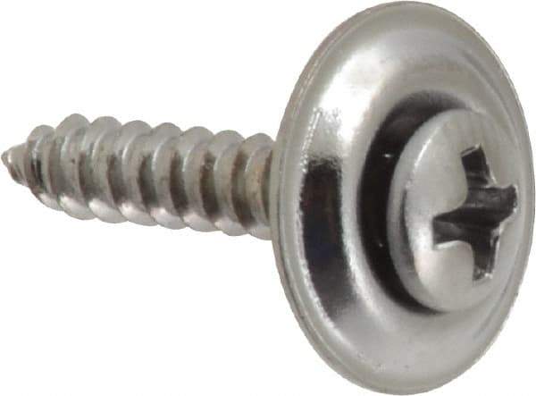 Value Collection - #6 Sems Oval Head Phillips Sheet Metal Screw - Steel, 3/4" OAL, Grade 2 - Industrial Tool & Supply
