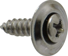 Value Collection - #8 Sems Oval Head Phillips Sheet Metal Screw - Steel, 5/8" OAL, Grade 2 - Industrial Tool & Supply