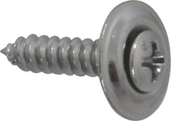 Value Collection - #8 Sems Oval Head Phillips Sheet Metal Screw - Steel, 3/4" OAL, Grade 2 - Industrial Tool & Supply