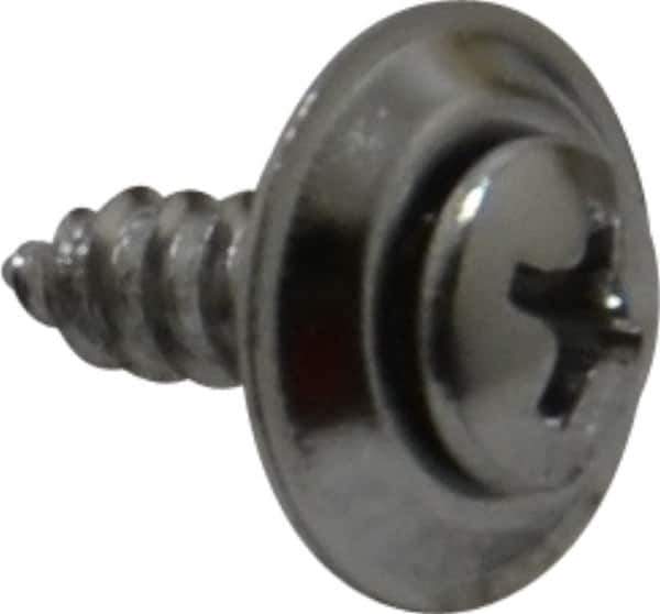 Value Collection - #10 Sems Oval Head Phillips Sheet Metal Screw - Steel, 5/8" OAL, Grade 2 - Industrial Tool & Supply
