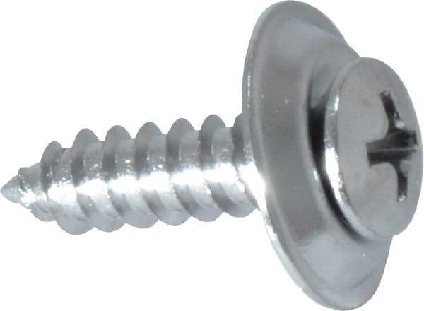 Value Collection - #10 Sems Oval Head Phillips Sheet Metal Screw - Steel, 3/4" OAL, Grade 2 - Industrial Tool & Supply