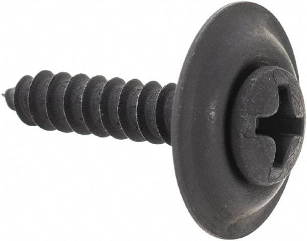 Value Collection - #6 Sems Oval Head Phillips Sheet Metal Screw - Steel, 3/4" OAL, Grade 2 - Industrial Tool & Supply