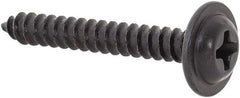 Au-Ve-Co Products - #6 Flat Head Phillips Sheet Metal Screw - Steel, 1" OAL, Grade 2 - Industrial Tool & Supply