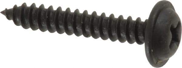 Value Collection - #8 Flat Head Phillips Sheet Metal Screw - Steel, 1" OAL, Grade 2 - Industrial Tool & Supply