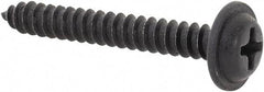 Value Collection - #8 Flat Head Phillips Sheet Metal Screw - Steel, 1-1/4" OAL, Grade 2 - Industrial Tool & Supply