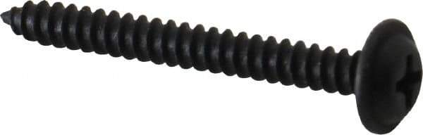 Value Collection - #8 Flat Head Phillips Sheet Metal Screw - Steel, 1-1/2" OAL, Grade 2 - Industrial Tool & Supply