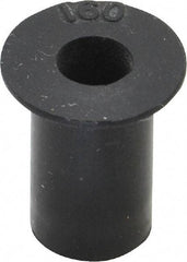 Au-Ve-Co Products - #10-32, 0.562" Diam x 0.04" Thick Flange, Rubber Insulated Rivet Nut - UNF Thread, Neoprene, 5/8" Long x 0.377" Body Diam, 0.665" OAL - Industrial Tool & Supply