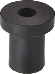 Au-Ve-Co Products - 1/4-20, 0.74" Diam x 0.187" Thick Flange, Rubber Insulated Rivet Nut - UNC Thread, Neoprene, 0.642" Long x 1/2" Body Diam, 0.829" OAL - Industrial Tool & Supply