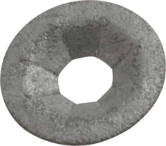 Au-Ve-Co Products - 7/16" OD, Spring Steel Push Nut - Zinc-Plated, 5/32" Shaft Diam - Industrial Tool & Supply