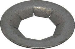 Value Collection - 5/8" OD, Spring Steel Push Nut - Zinc-Plated, 5/16" Shaft Diam - Industrial Tool & Supply