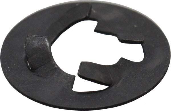 Value Collection - 5/32" Screw, 3/8" OD, Spring Steel Push Nut - Black Phosphate - Industrial Tool & Supply