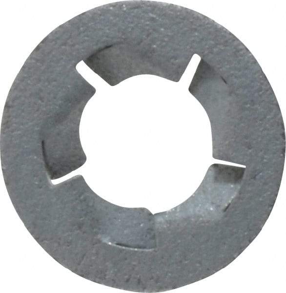 Au-Ve-Co Products - 5/16" Screw, 5/8" OD, Spring Steel Push Nut - Zinc-Plated - Industrial Tool & Supply