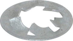 Value Collection - 1/2" Screw, 15/16" OD, Spring Steel Push Nut - Zinc-Plated - Industrial Tool & Supply