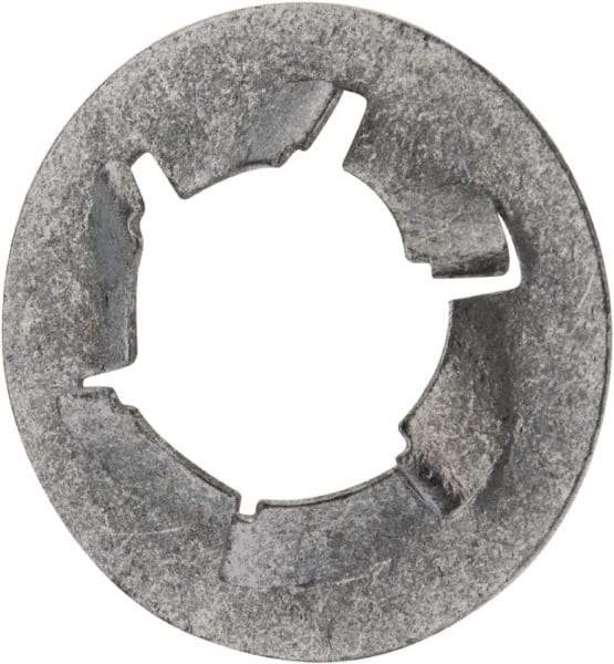 Value Collection - M12x1.75 Screw, 21mm OD, Spring Steel Push Nut - Zinc-Plated - Industrial Tool & Supply