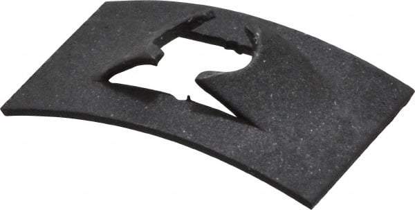Value Collection - #6 to 32 Screw Size, 5/16" Long x 1/2" Wide, Rectangular Speed Nut - Spring Steel, Black Phosphate Finish, For Threaded Fasteners - Industrial Tool & Supply