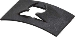 Value Collection - #6 to 32 Screw Size, 5/16" Long x 1/2" Wide, Rectangular Speed Nut - Spring Steel, Black Phosphate Finish, For Threaded Fasteners - Industrial Tool & Supply