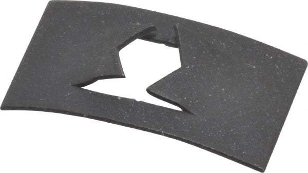 Value Collection - #10 to 24 Screw Size, 7/16" Long x 3/4" Wide, Rectangular Speed Nut - Spring Steel, Black Phosphate Finish, For Threaded Fasteners - Industrial Tool & Supply