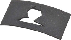 Value Collection - #10 to 24 Screw Size, 7/16" Long x 3/4" Wide, Rectangular Speed Nut - Spring Steel, Black Phosphate Finish, For Threaded Fasteners - Industrial Tool & Supply