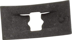 Au-Ve-Co Products - 1/4" Long x 7/16" Wide, Rectangular Speed Nut - 3/32" Hole Diam, Spring Steel, Black Phosphate Finish, For Nonthreaded Fasteners - Industrial Tool & Supply