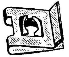 Value Collection - #8 Screw, 0.045 to 1/16" Thick, Spring Steel Extruded Tapped Hole U Nut - 3/8" Center Edge, Black Phosphate Finish - Industrial Tool & Supply