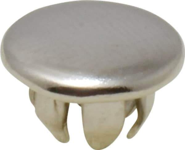 Au-Ve-Co Products - Finishing Plug for 0.035 to 0.062" Thick Panels, for 1/4" Holes - Spring Steel - Industrial Tool & Supply