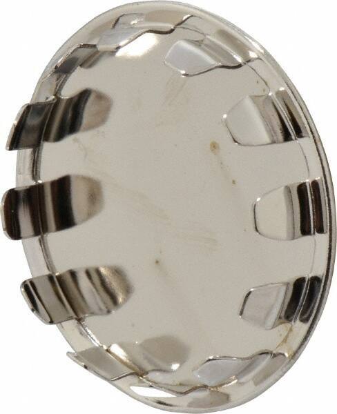 Au-Ve-Co Products - Finishing Plug for 0.062 to 0.093" Thick Panels, for 1-1/4" Holes - Spring Steel - Industrial Tool & Supply