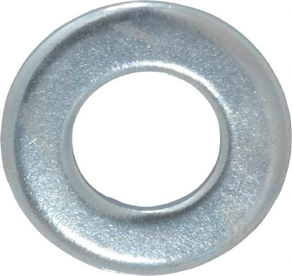 Value Collection - 7/16" Screw, Steel SAE Flat Washer - 15/32" ID x 59/64" OD, 1/16" Thick, Zinc-Plated Finish - Industrial Tool & Supply