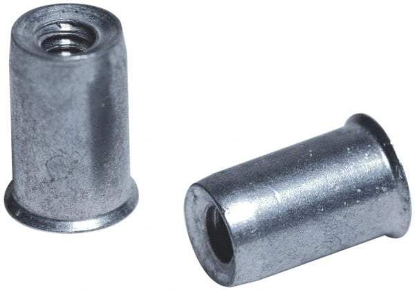 Value Collection - 5/16-18, 0.03 to 0.115" Grip, 27/64" Drill, Aluminum Standard Rivet Nut - Expander Head - Industrial Tool & Supply